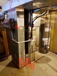 Basement Water Heater & Humidifier Installation