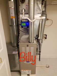 Gas Heater With Digital Monitor Installation