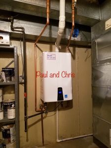Basement Water Heater Installation