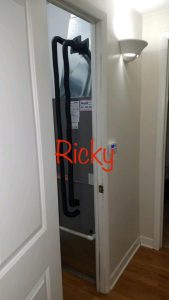 Hallway Space Heater Installation