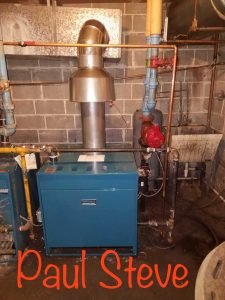 Gas Boiler Heater In A Residential Home