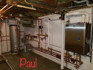 Boiler & Water Heater in a Basement